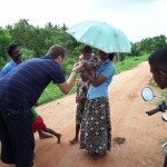 Opbouwen van een schooltje in Sri Lanka