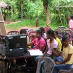 Opbouwen van een schooltje in Sri Lanka